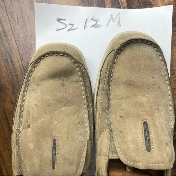 Unstructured by Clarks Suede Boat Shoes Size 12 M - Picture 10 of 12